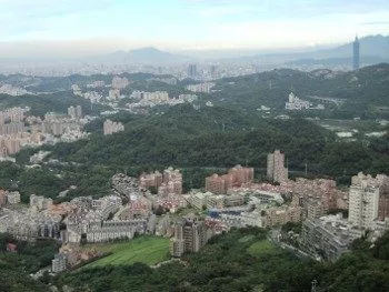 Vue de Taïpei depuis Maokong