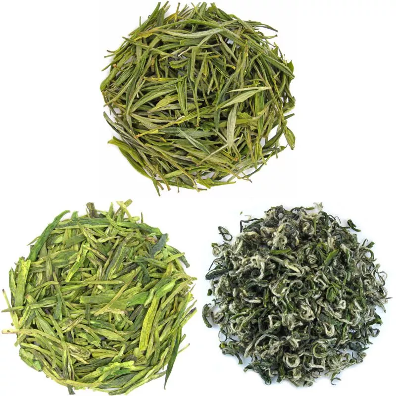 3 paquet de dégustation de thés verts originaires de Chine