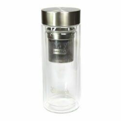 bouteille thermos thé verre