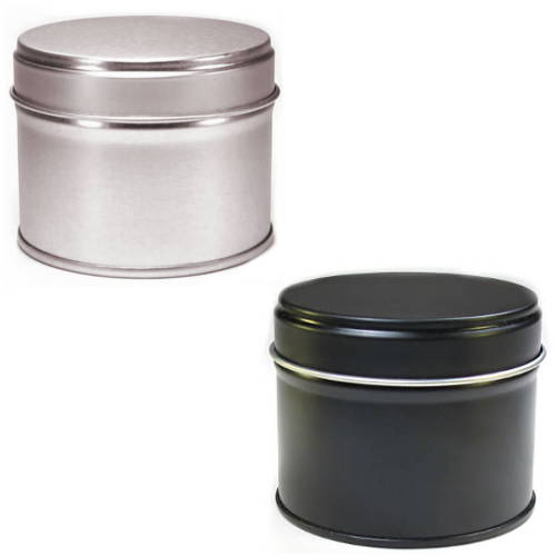 Boite A The Vide Double Couvercle 90ml Contenance 25g Environ