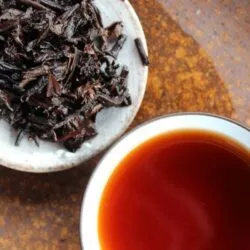 Thé puerh shu fermenté en vrac