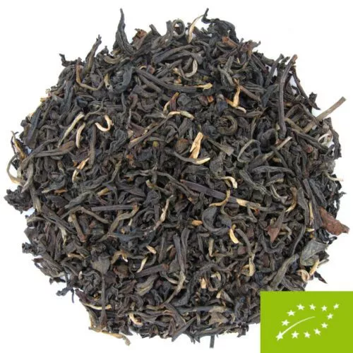 Feuilles de thé noir vietnamien Ban Lien issu de vieux théiers