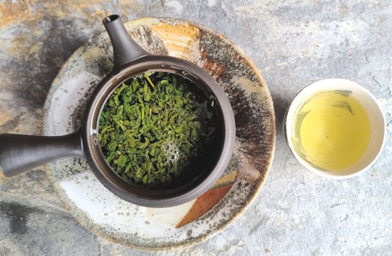 Thé vert japonais kamairicha famille Kadota