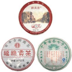 3 puer de plus de 10 ans , échantillons de dégustation