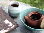Infusion en téhière de puerh ferméent