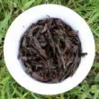 Feuilles infusées du thé wulong Qilan du Fujian