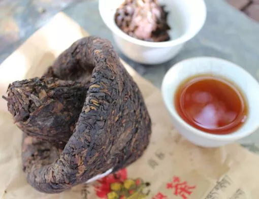 Puerh sheng champignon de Xiaguan Baoyan