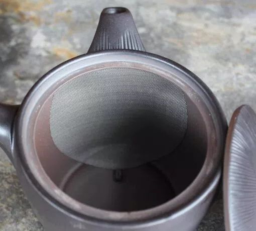 intérieure kyusu japonais filtre inox