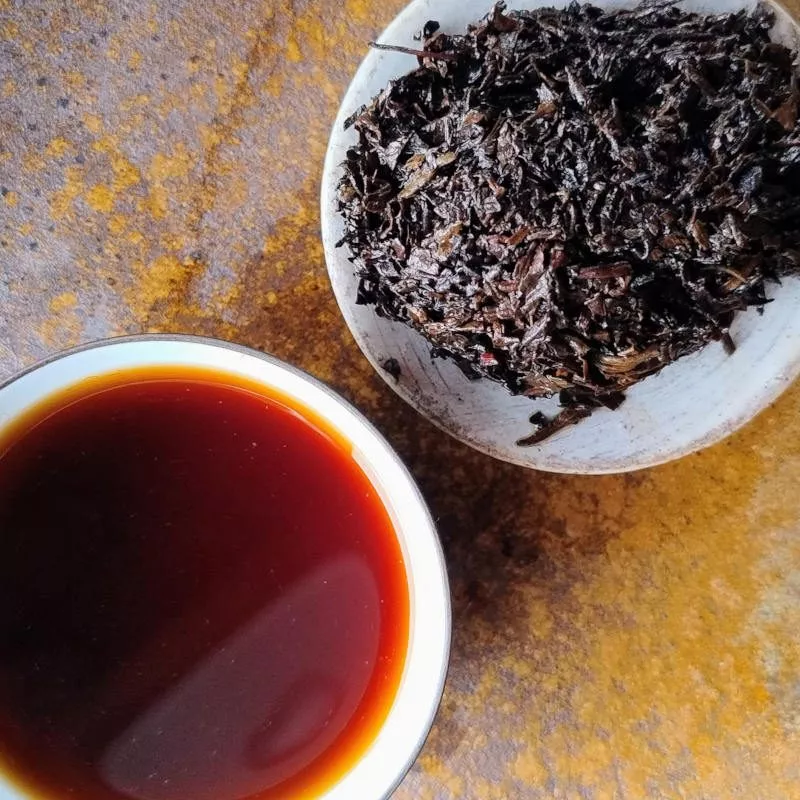 Yunnan mini tuocha 2020 2 Thé puerh mini tuocha infusé